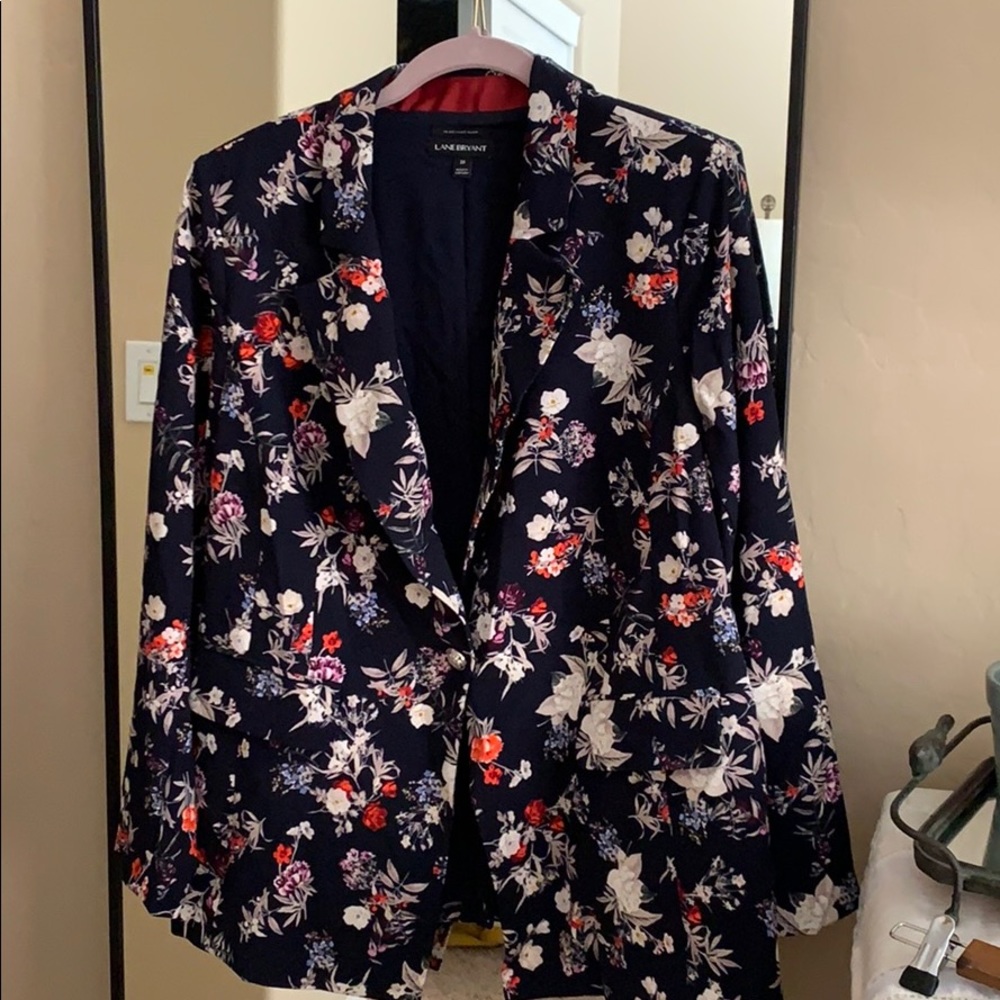 Floral blazer